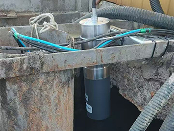 地森合志DSOD703 溢油监测传感器安装在俄罗斯污水渠